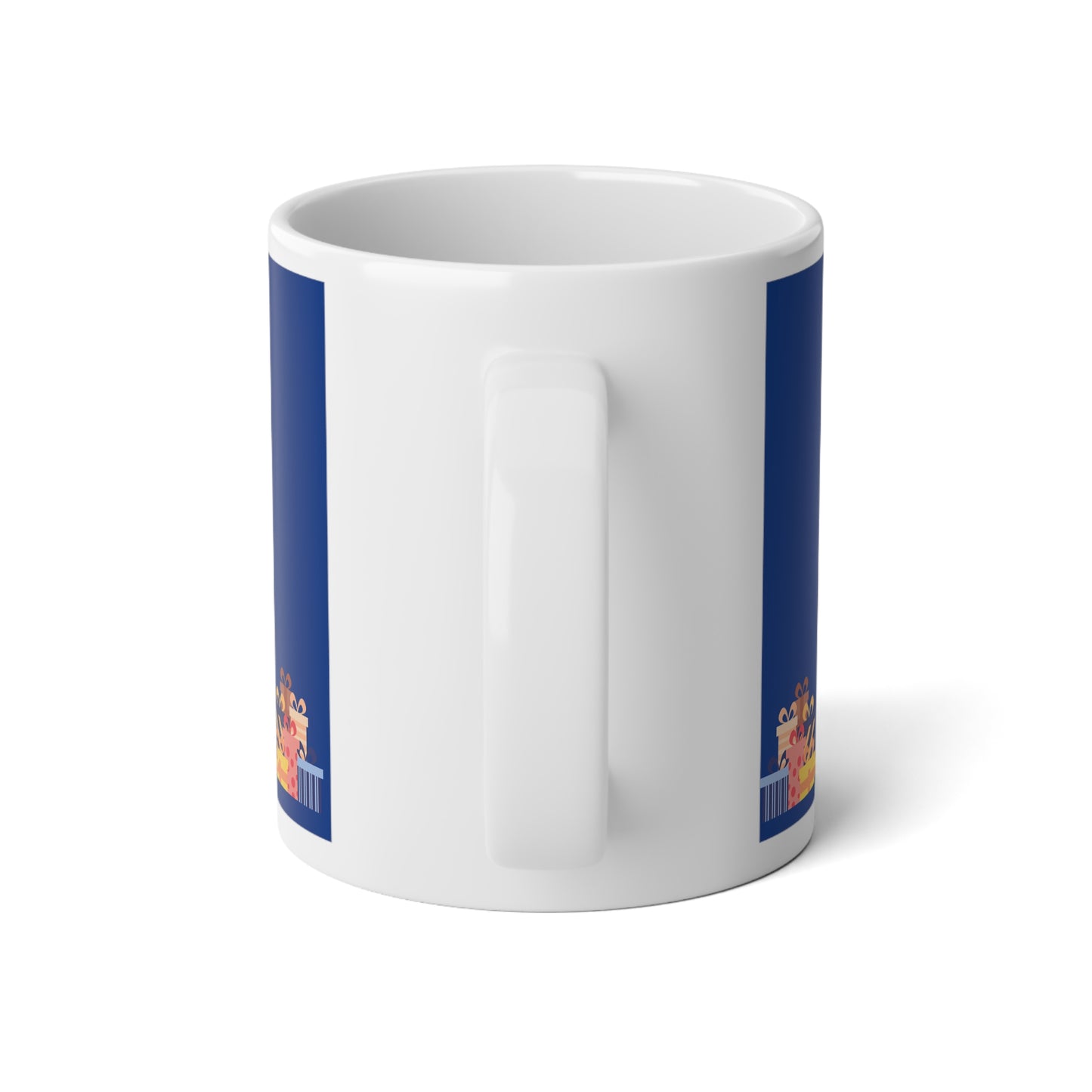 Misty Blue Christmas — Jumbo Mug (20oz)