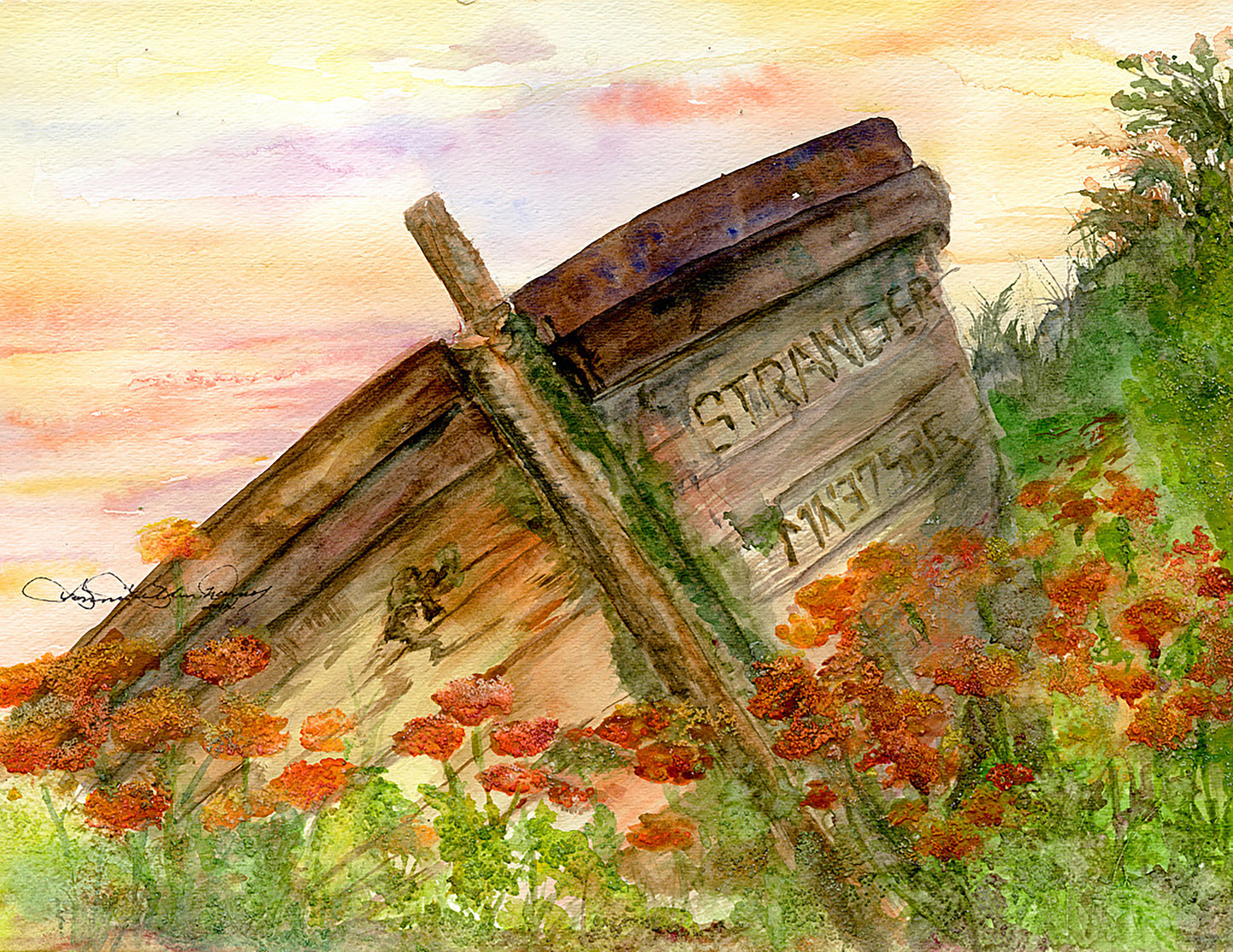 Strange Restful Places: Art Print