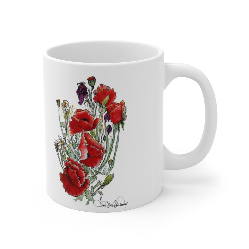 "Morning Reds" Mug