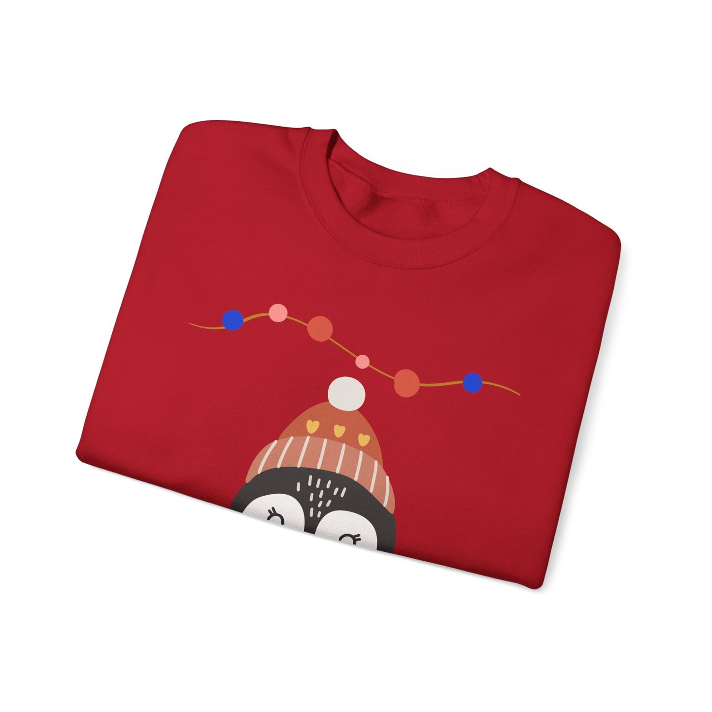 Lil’ Penguin Christmas — Embroidered Sweatshirt (Unisex)