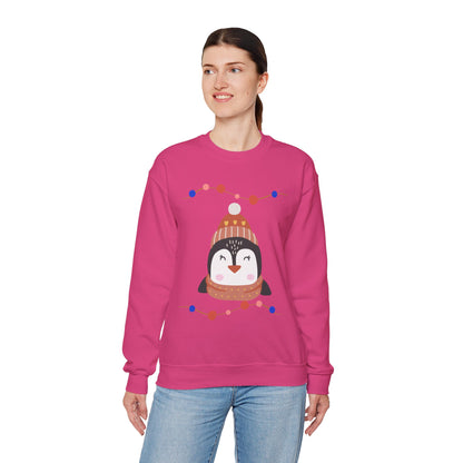 Lil’ Penguin Christmas — Embroidered Sweatshirt (Unisex)