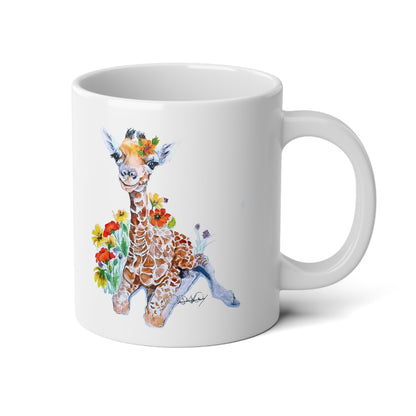 "Gia Giraffe"  Jumbo Mug, 20oz