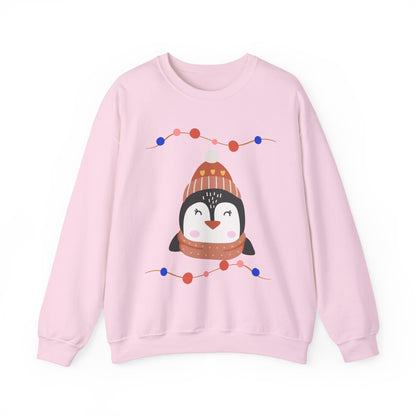 Lil’ Penguin Christmas — Embroidered Sweatshirt (Unisex)