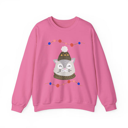 Lil’ Kitty Christmas — Embroidered Sweatshirt (Unisex)
