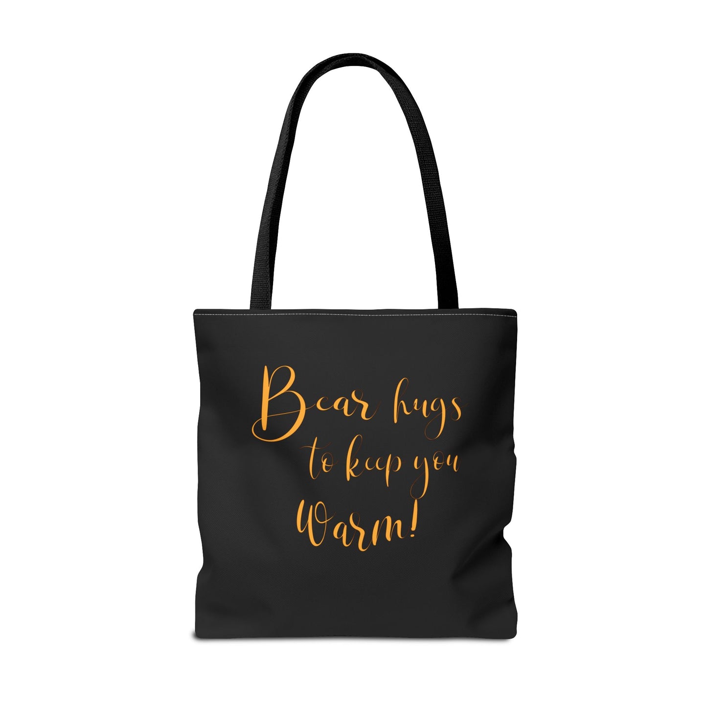 “Barely There Bear” Holiday Tote Bag