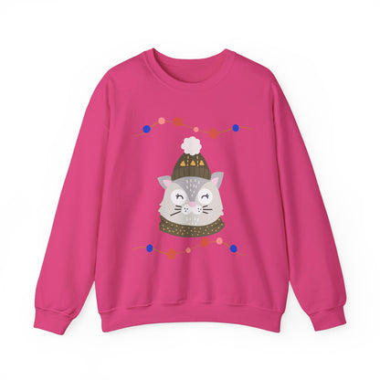 Lil’ Kitty Christmas — Embroidered Sweatshirt (Unisex)