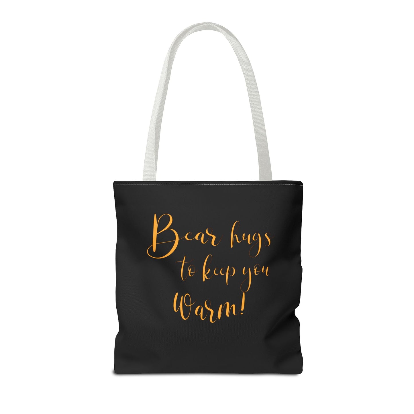 “Barely There Bear” Holiday Tote Bag