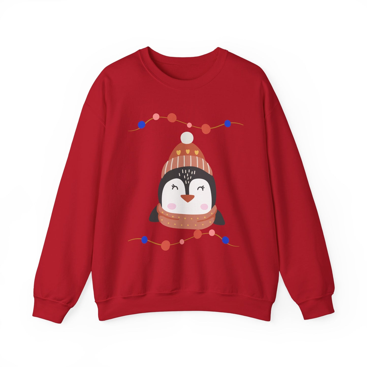 Lil’ Penguin Christmas — Embroidered Sweatshirt (Unisex)
