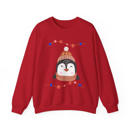 Lil’ Penguin Christmas — Embroidered Sweatshirt (Unisex)