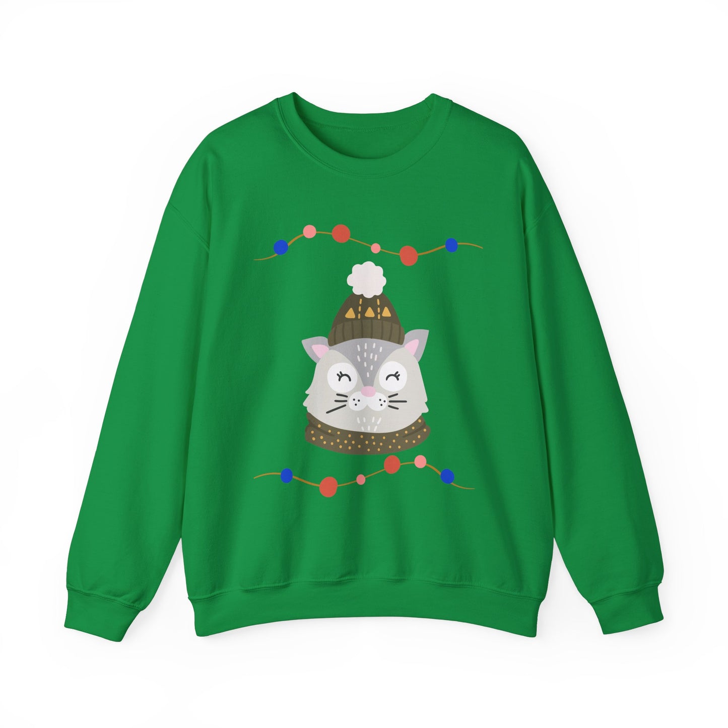 Lil’ Kitty Christmas — Embroidered Sweatshirt (Unisex)
