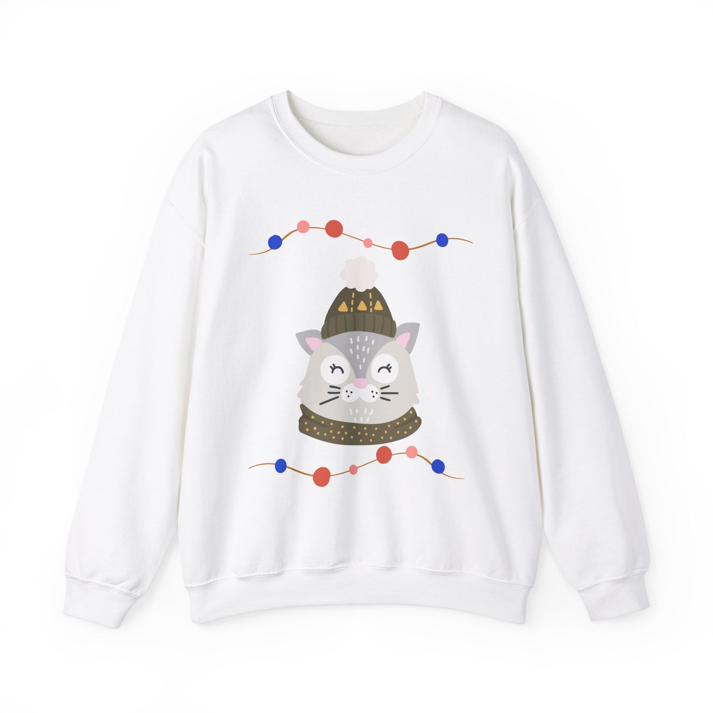 Lil’ Kitty Christmas — Embroidered Sweatshirt (Unisex)