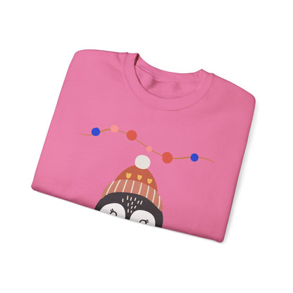 Lil’ Penguin Christmas — Embroidered Sweatshirt (Unisex)
