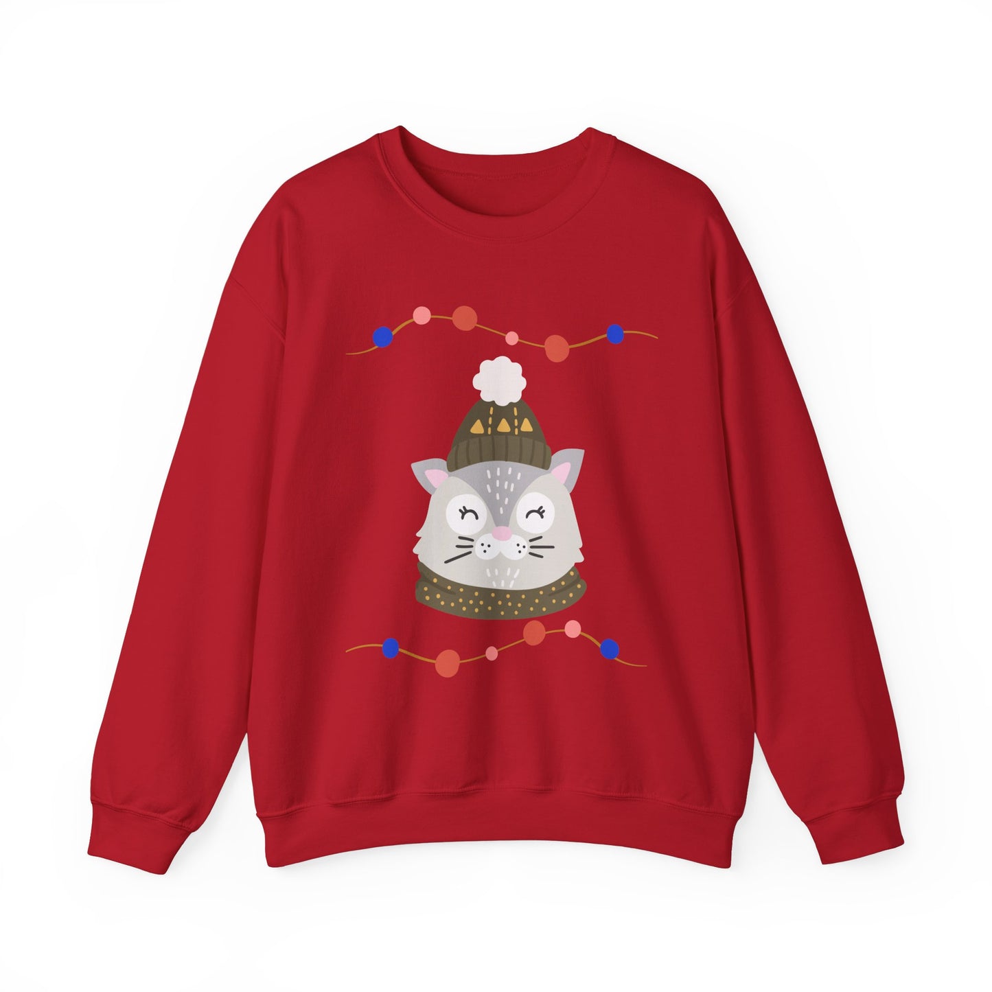 Lil’ Kitty Christmas — Embroidered Sweatshirt (Unisex)