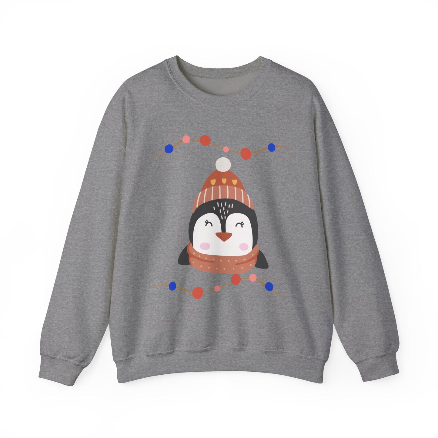 Lil’ Penguin Christmas — Embroidered Sweatshirt (Unisex)