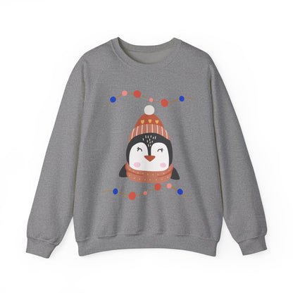 Lil’ Penguin Christmas — Embroidered Sweatshirt (Unisex)