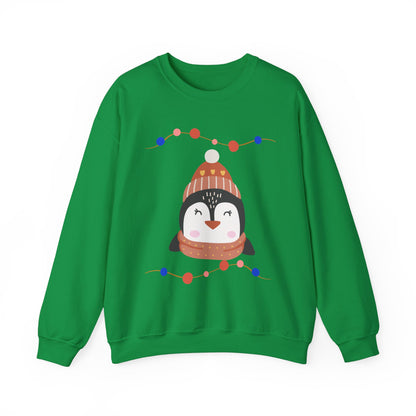 Lil’ Penguin Christmas — Embroidered Sweatshirt (Unisex)