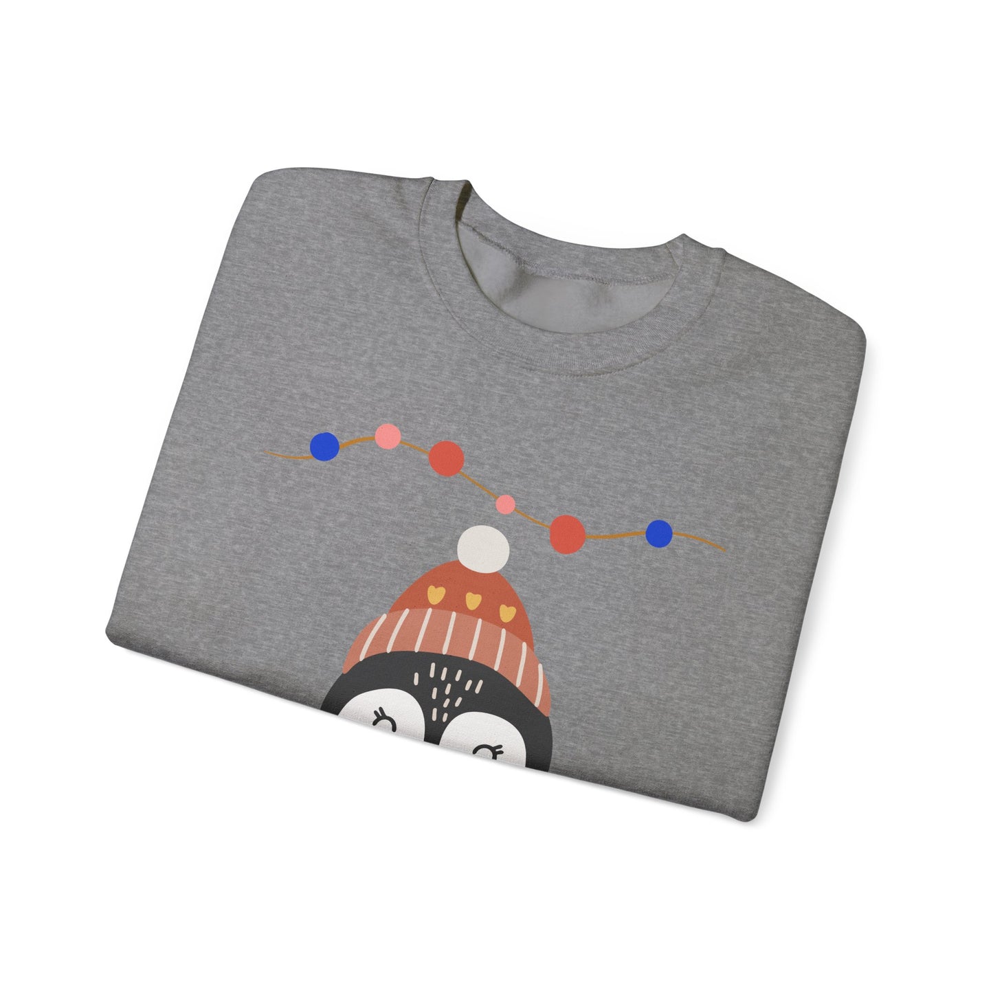 Lil’ Penguin Christmas — Embroidered Sweatshirt (Unisex)
