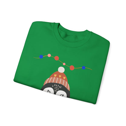 Lil’ Penguin Christmas — Embroidered Sweatshirt (Unisex)
