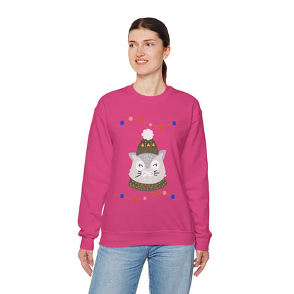 Lil’ Kitty Christmas — Embroidered Sweatshirt (Unisex)