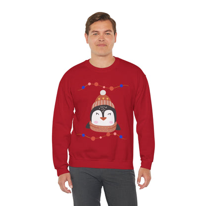 Lil’ Penguin Christmas — Embroidered Sweatshirt (Unisex)