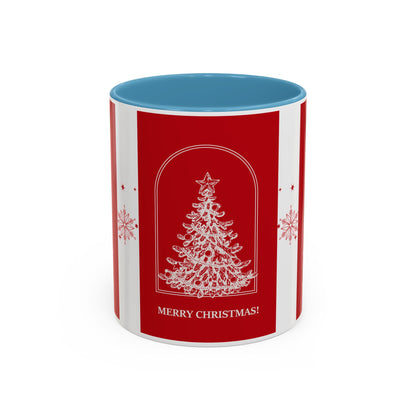 "Merry Christmas" Accent Coffee Mug (11, 15oz)