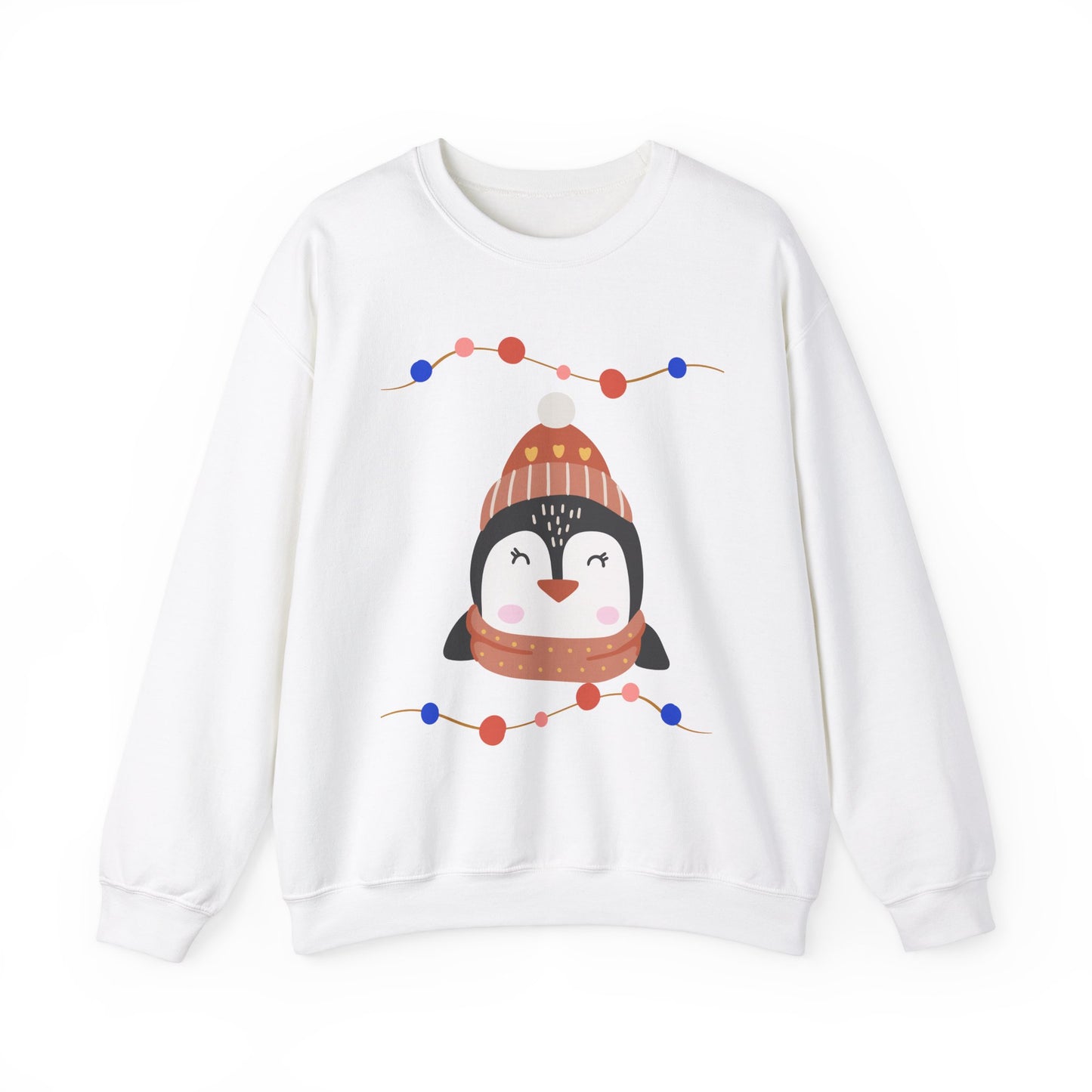 Lil’ Penguin Christmas — Embroidered Sweatshirt (Unisex)