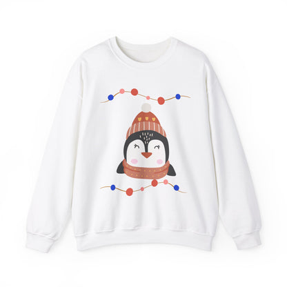 Lil’ Penguin Christmas — Embroidered Sweatshirt (Unisex)