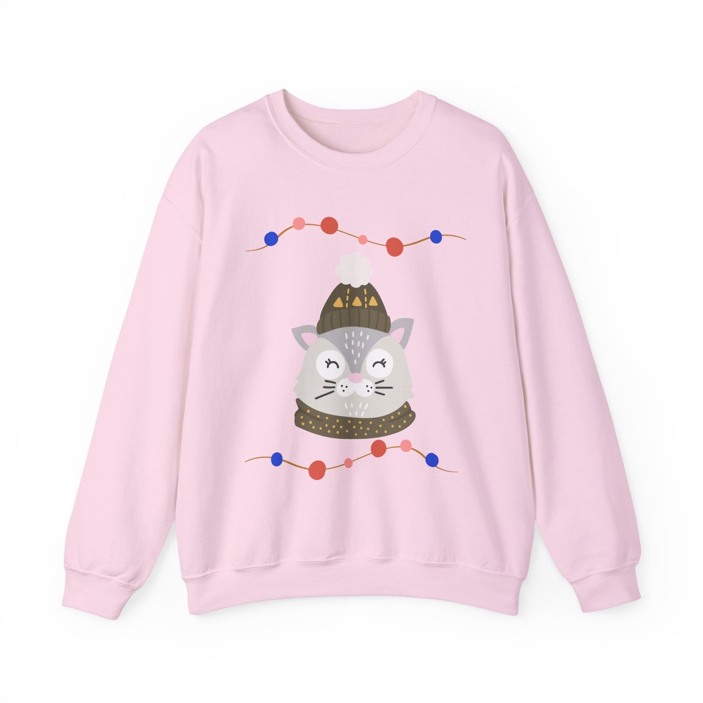 Lil’ Kitty Christmas — Embroidered Sweatshirt (Unisex)