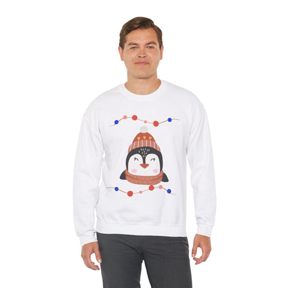 Lil’ Penguin Christmas — Embroidered Sweatshirt (Unisex)