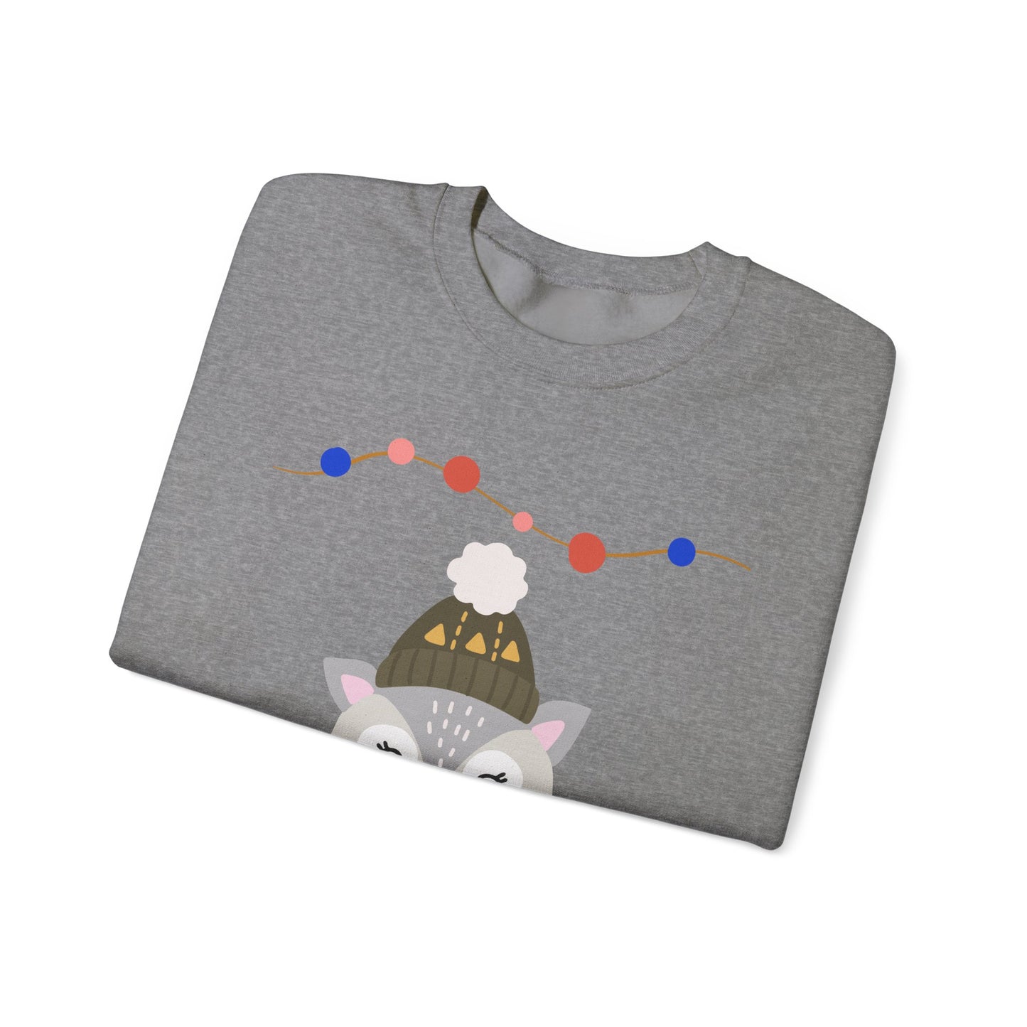 Lil’ Kitty Christmas — Embroidered Sweatshirt (Unisex)