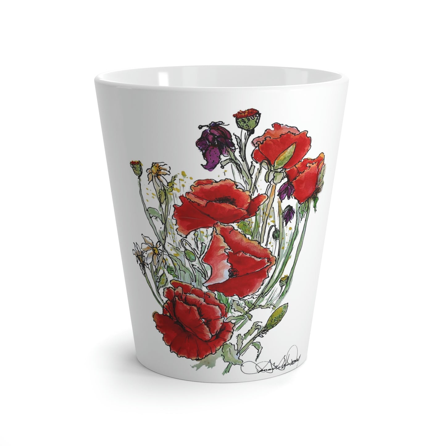 "Morning Reds" Latte Mug
