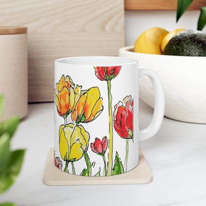 "Dance of Color" Ceramic Mug 11oz