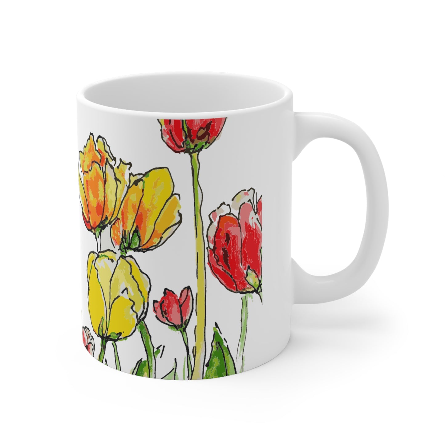 "Dance of Color" Ceramic Mug 11oz