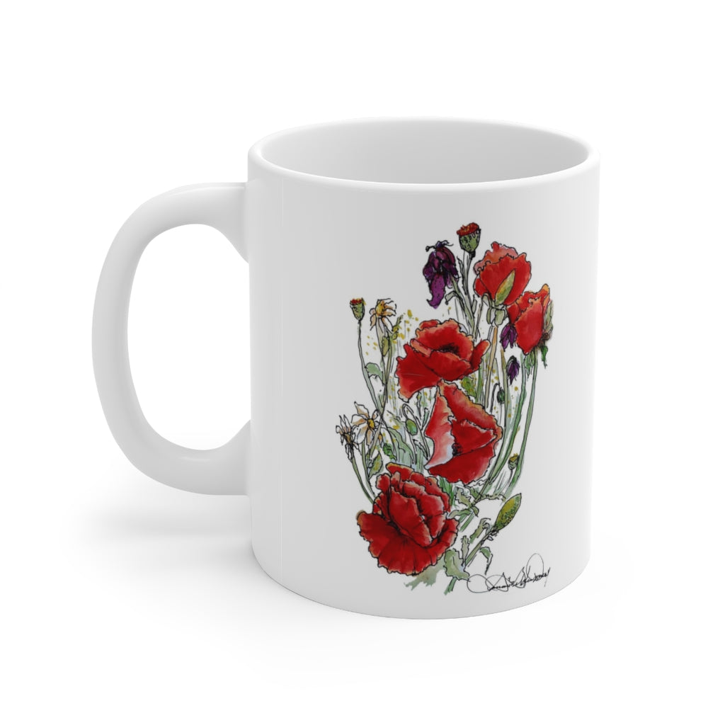 "Morning Reds" Mug
