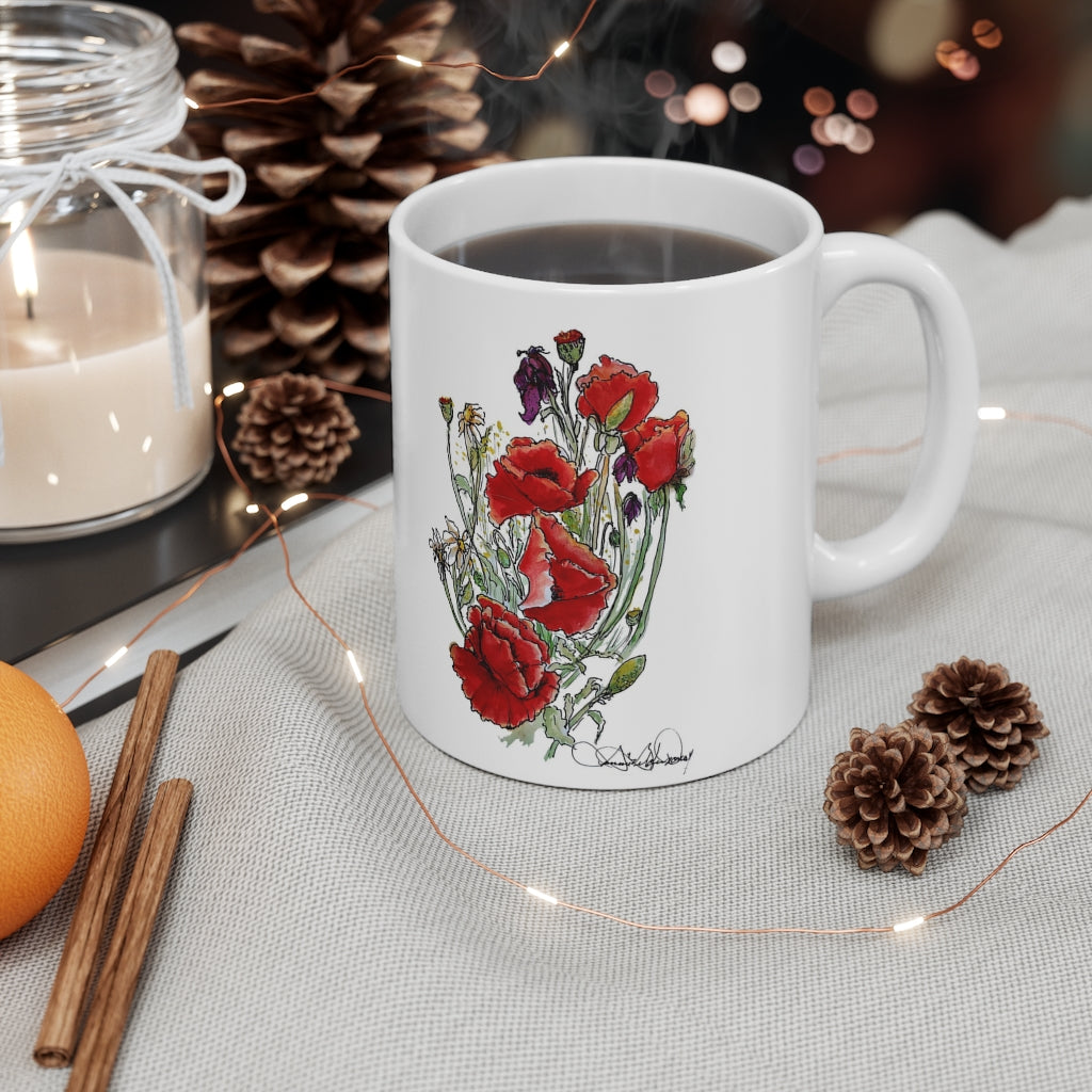 "Morning Reds" Mug