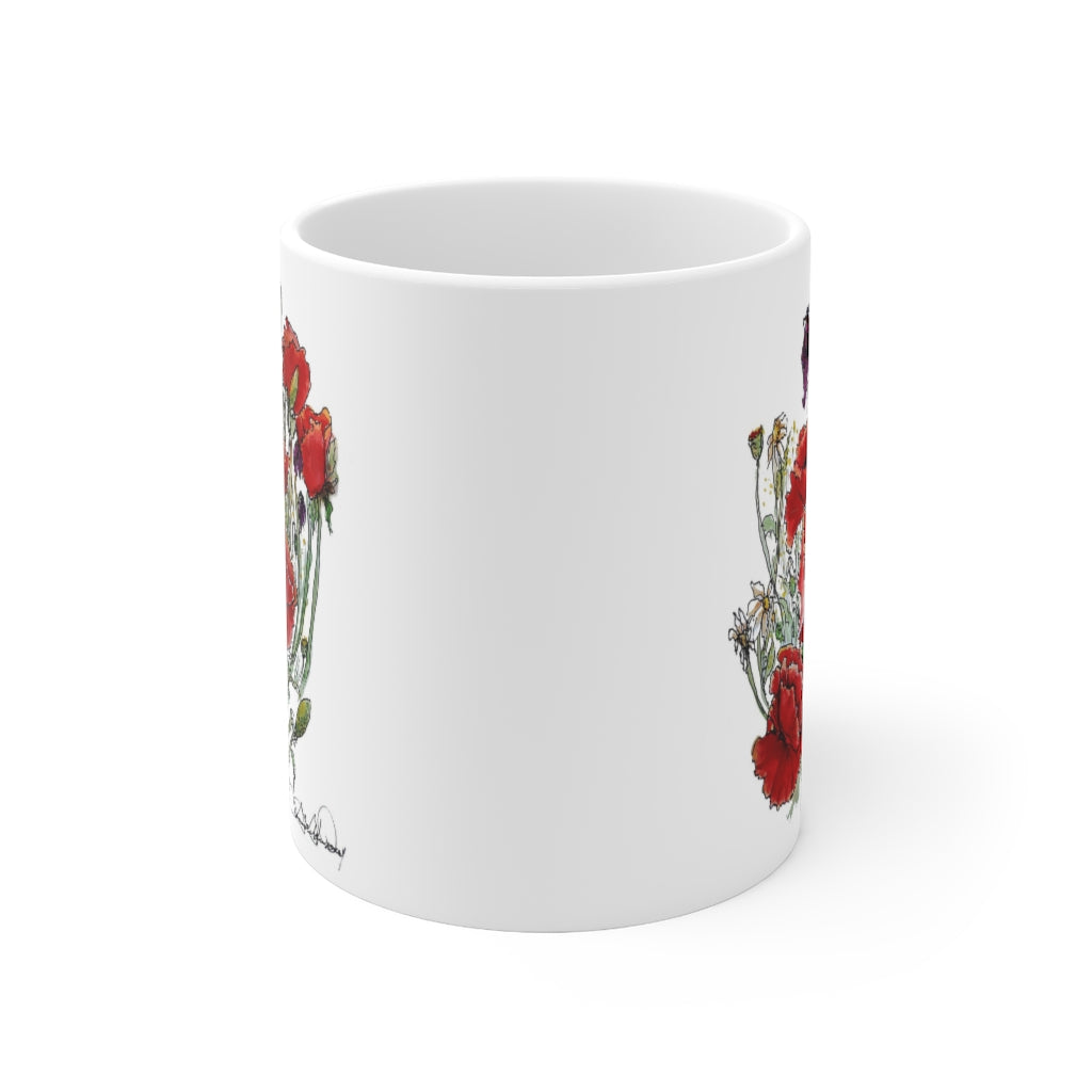 "Morning Reds" Mug