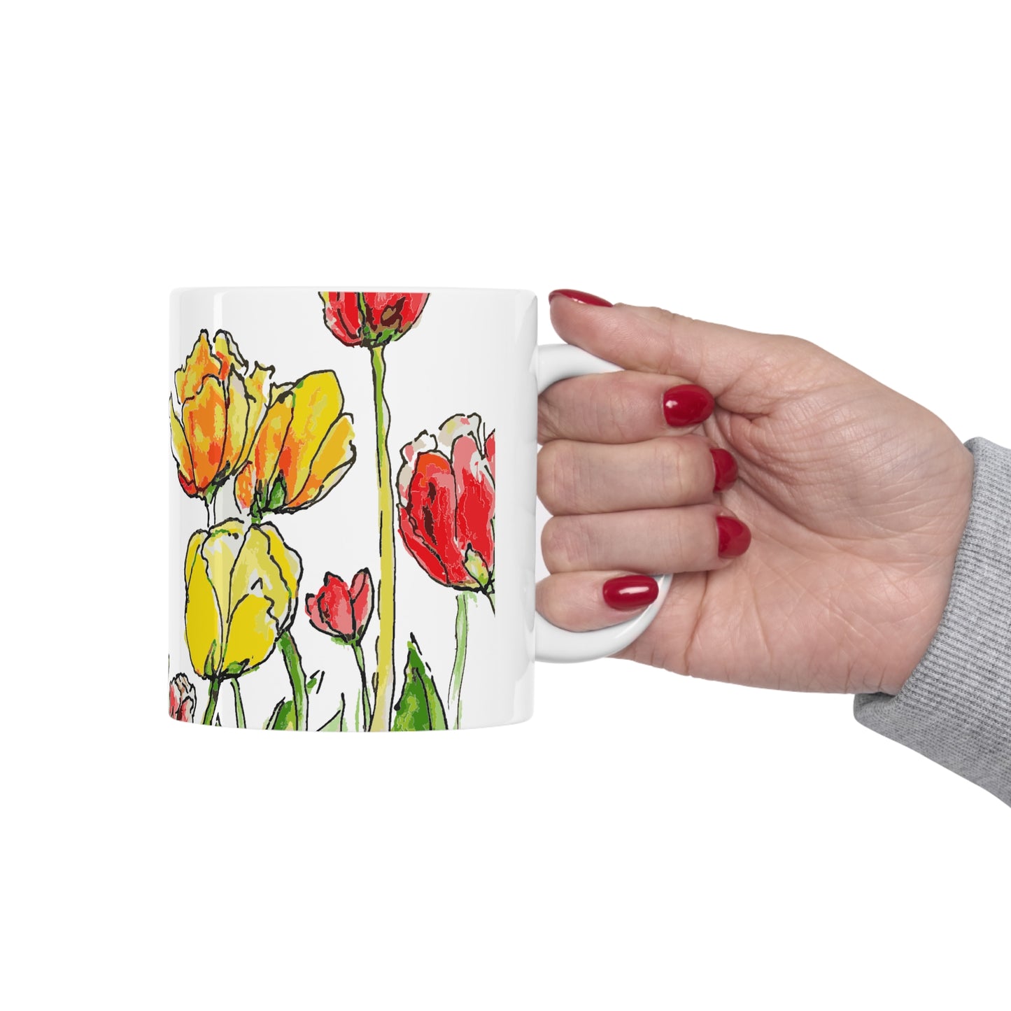 "Dance of Color" Ceramic Mug 11oz
